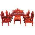 Bộ bàn ghế Quốc Đào - Đồ gỗ mỹ nghệ Đồng Kỵ