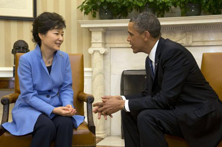 Lãnh đạo Mỹ, Hàn gặp nhau tại Nhà Trắng ngày 7/5.